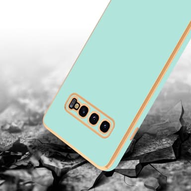 Samsung Galaxy S10 PLUS silikondeksel case (grønn)