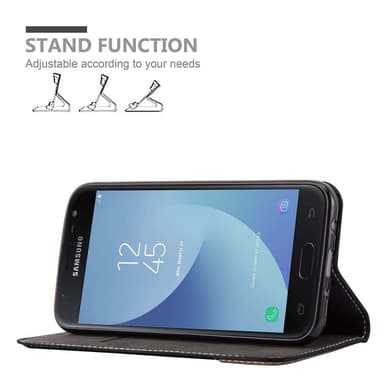 Samsung Galaxy J7 2017 Deksel Case Cover (svart)