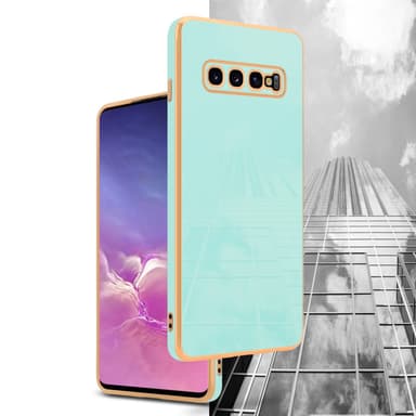 Samsung Galaxy S10 PLUS silikondeksel case (grønn)