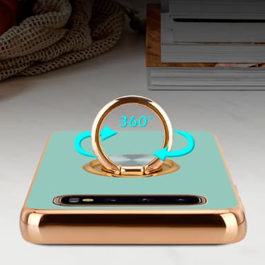 Samsung Galaxy S10 4G silikondeksel case (turkis)