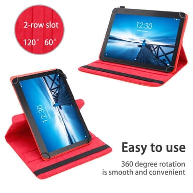 Lenovo Tab E10 (10.1) deksel til nettbrett (rød)
