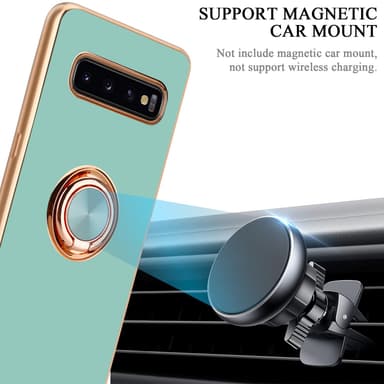 Samsung Galaxy S10 4G silikondeksel case (turkis)