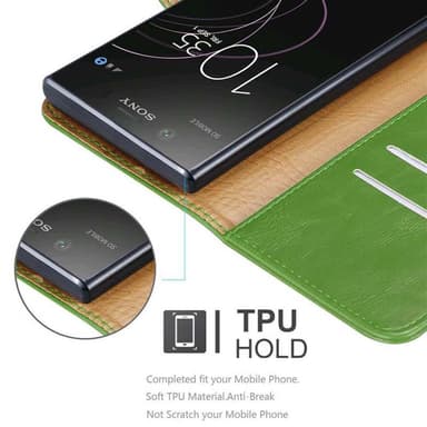 Sony Xperia XZ1 lommebokdeksel etui (grønn)