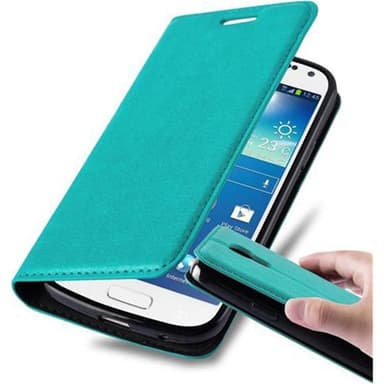 Samsung Galaxy S4 MINI lommebokdeksel case (turkis)