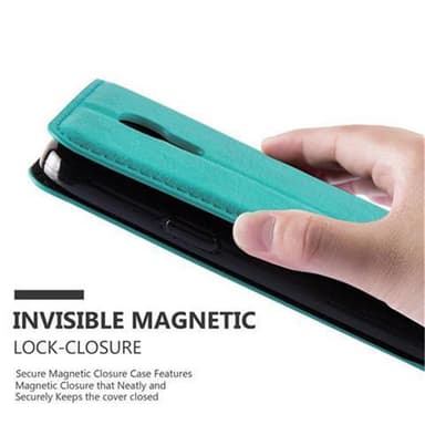 Samsung Galaxy S4 MINI lommebokdeksel case (turkis)