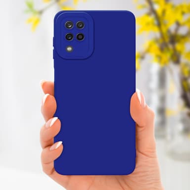 Samsung Galaxy A12 / M12 Deksel case (blå)