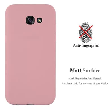 Deksel Samsung Galaxy A7 2017 Silikon cover (rosa)