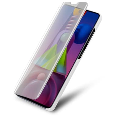 Samsung Galaxy M51 lommebokdeksel etui (sølv)