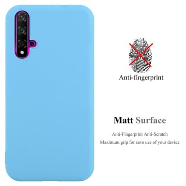 Deksel Huawei NOVA 5 / 5 PRO Silikon cover (blå)