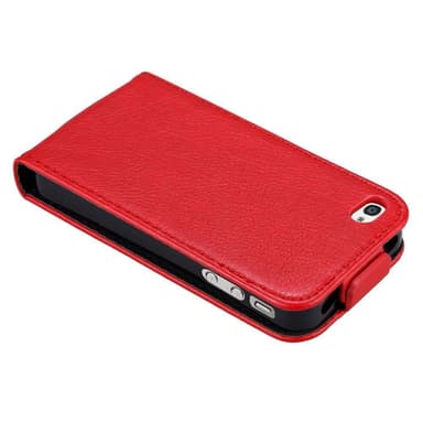 iPhone 4 / 4S deksel flip cover (rød)