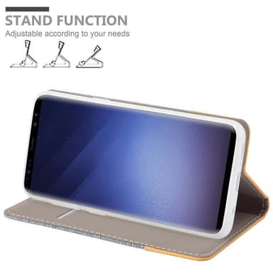 Samsung Galaxy S9 lommebokdeksel etui (grå)