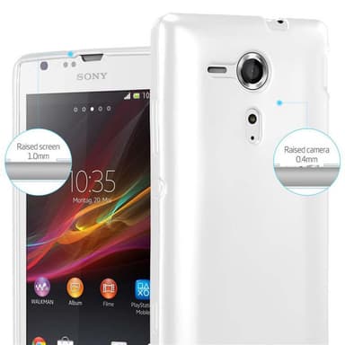 Deksel Sony Xperia SP Case Cover (sølv)