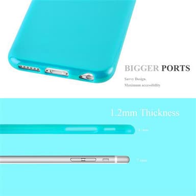 iPhone 6 / 6S Deksel Case Cover (blå)
