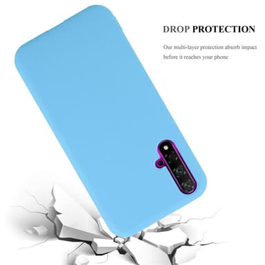 Deksel Huawei NOVA 5 / 5 PRO Silikon cover (blå)