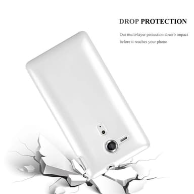 Deksel Sony Xperia SP Case Cover (sølv)