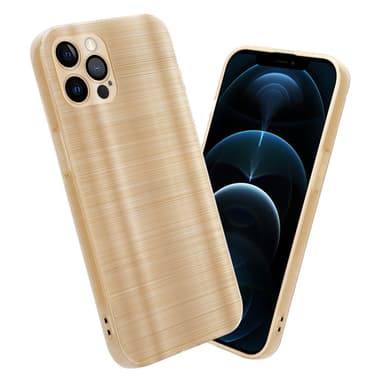 iPhone 12 PRO MAX Silikondeksel Beskyttelse (gold)