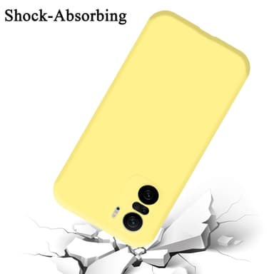 Xiaomi Mi 11i / POCO F3 silikondeksel case (gul)