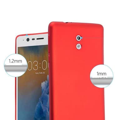 Deksel Nokia 3 2017 Case Cover (rød)