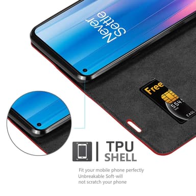 OnePlus Nord CE 2 5G lommebokdeksel case (rød)