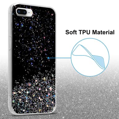 iPhone 7 PLUS / 7S PLUS / 8 PLUS Silikondeksel Glitter