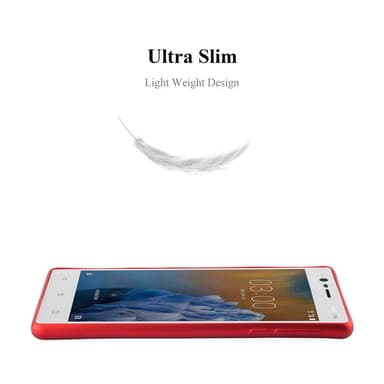 Deksel Nokia 3 2017 Case Cover (rød)