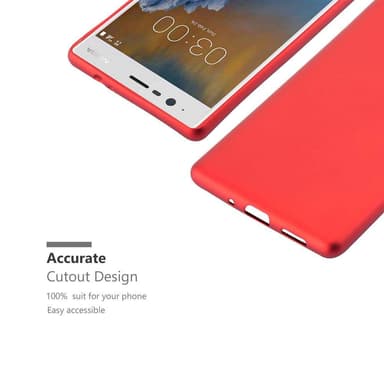 Deksel Nokia 3 2017 Case Cover (rød)