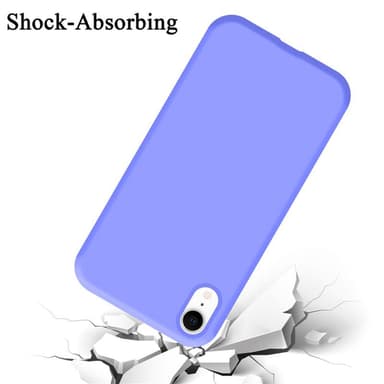 iPhone XR silikondeksel case (lilla)