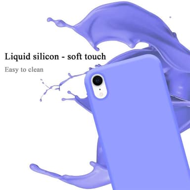 iPhone XR silikondeksel case (lilla)