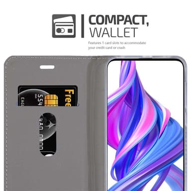Honor 9X PRO lommebokdeksel etui (grå)