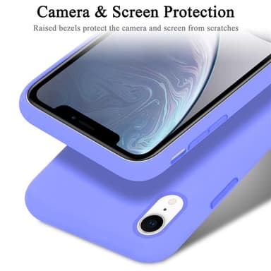 iPhone XR silikondeksel case (lilla)