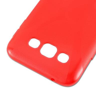 Samsung Galaxy E5 Deksel Case Cover (rød)