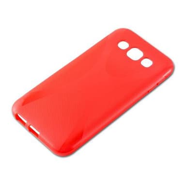 Samsung Galaxy E5 Deksel Case Cover (rød)