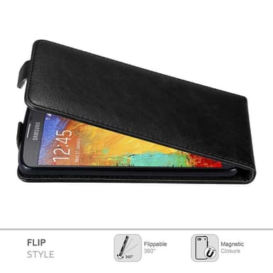 Samsung Galaxy NOTE 3 NEO deksel flip cover (svart)