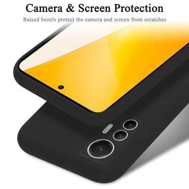 Xiaomi 12 LITE silikondeksel case (svart)