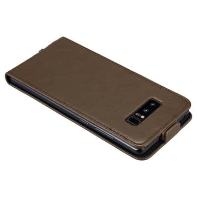 Samsung Galaxy NOTE 8 deksel flip cover (brun)
