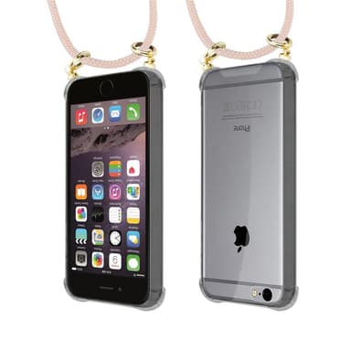iPhone 6 / 6S Deksel med Halskjede (rosa)