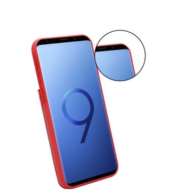 Samsung Galaxy S9 PLUS Deksel Kunstskinn (rød)