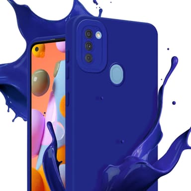 Samsung Galaxy A11 / M11 Deksel case (blå)