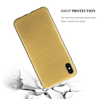 iPhone XS MAX silikondeksel cover (gold)