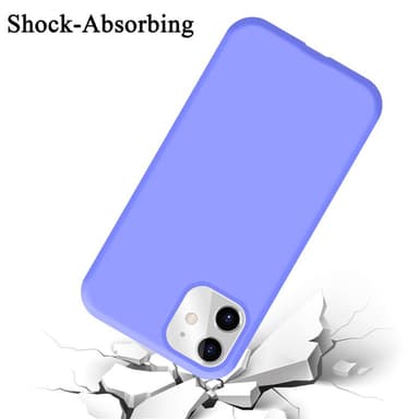 iPhone 11 silikondeksel case (lilla)