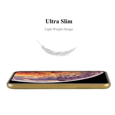 iPhone XS MAX silikondeksel cover (gold)