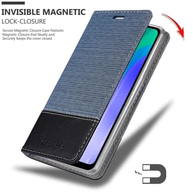 Huawei Y6P lommebokdeksel etui (blå)