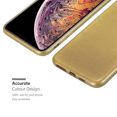 iPhone XS MAX silikondeksel cover (gold)