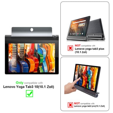 Lenovo Yoga Tab 3 10 (10.1 tomme) 3x Skjermbeskytter
