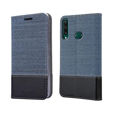 Huawei Y6P lommebokdeksel etui (blå)