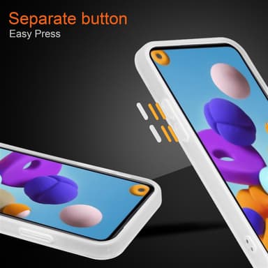 Samsung Galaxy A21 Deksel Case Cover (gjennomsiktig)