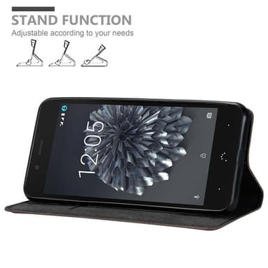 BQ Aquaris X5 PLUS lommebokdeksel case (brun)