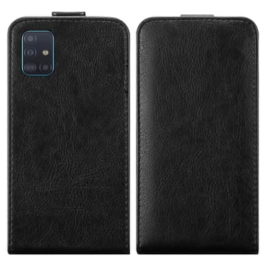 Samsung Galaxy A51 5G deksel flip cover (svart)