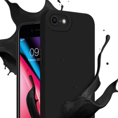 iPhone 7 / 7S / 8 / SE 2020 Deksel case (svart)