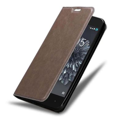 BQ Aquaris X5 PLUS lommebokdeksel case (brun)